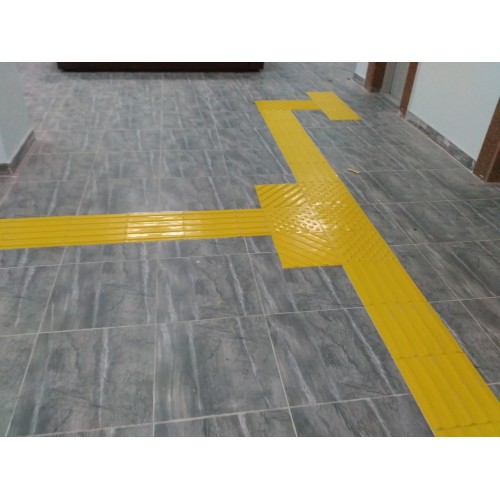 Тактильная плитка продольная 500х500 мм, ТПУ (композиция ...